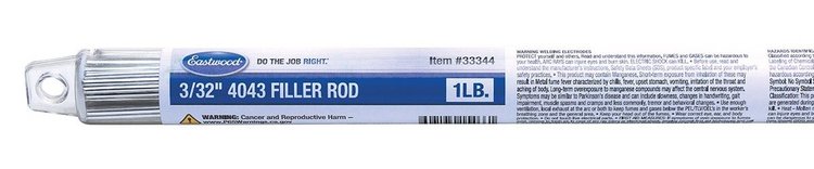 33344 3/32 in. 4043 Filler Rod 1 LB, ER4043-094-01T