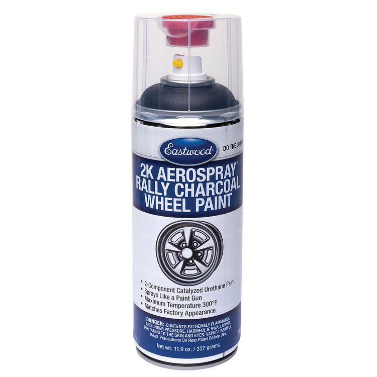 33909Z 2K AeroSpray Rally Wheel Paint, Charcoal Gray