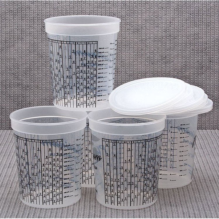 51202 Universal Mixing Cups, 1 Quart, Set of 5