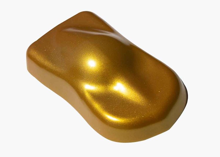 54284 HotCoat Powder Coat, 3D Shimmering Metallic Halcyon Gold, 8 oz.