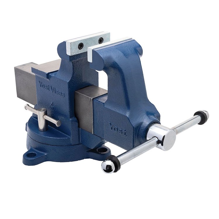 56376 Yost Model 204 4 in. Heavy-Duty Machinist Vise w/ Swivel Base