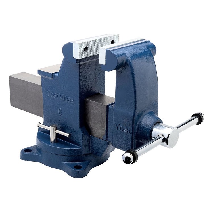 56379 Yost Model 206 6 in. Heavy-Duty Machinist Vise w/ Swivel Base