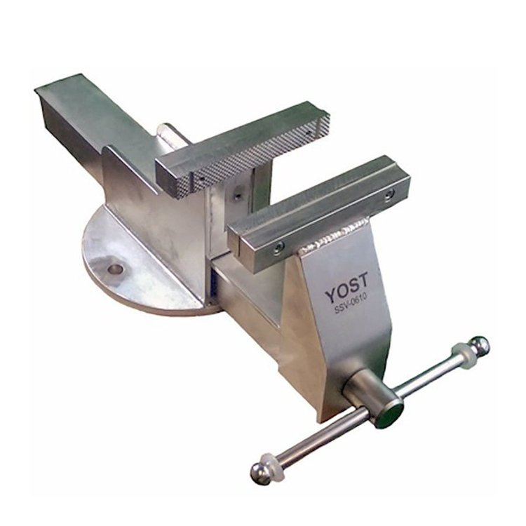 56446 Yost Model SSV-0610N 6 in. Stainless Steel Vise w/ Stationary Base