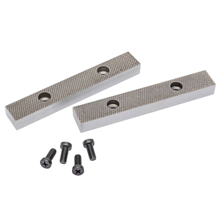 57015 Yost 650-C-03 Replacement Serrated Jaw w/ Screws, For Bench Vise Model 650-C