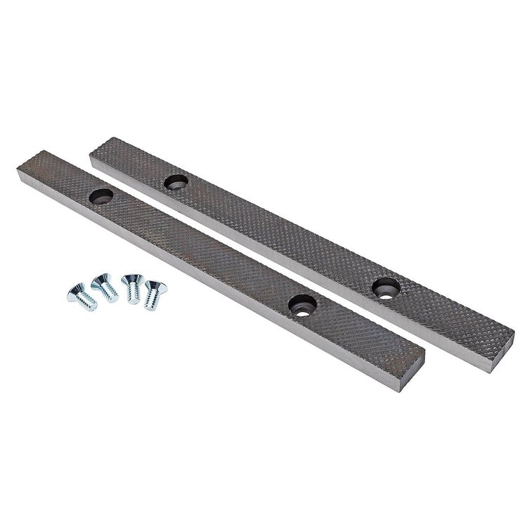 57030 Yost 912-HV-AS-SJ 12 in. Wide Replacement Serrated Jaws, For 912-HV-AS High Visibility Bench Vise