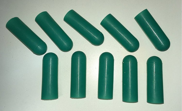 58040 High-Temp Silicone Caps, 0.500 in., Set of 10