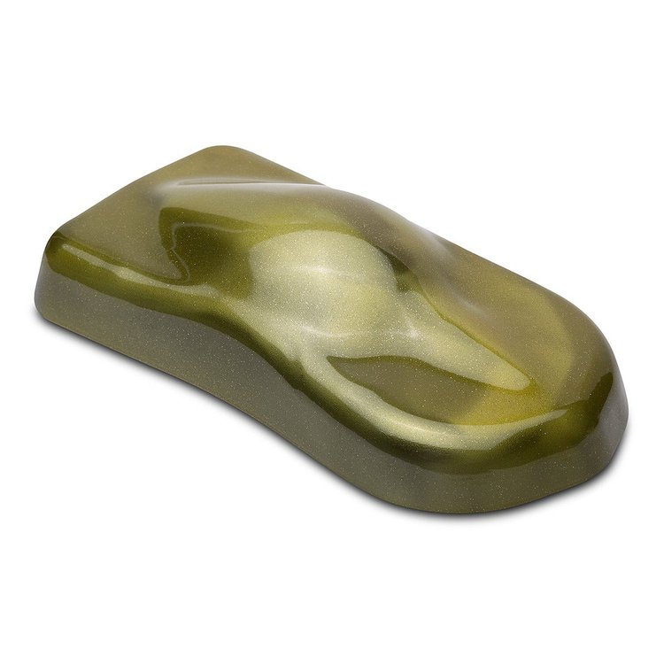 59149 HotCoat Powder Coat, Translucent Yellow Metallic, 8 oz.