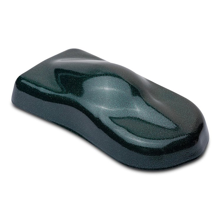 59220 HotCoat Powder Coat, Bass Boat Green/Silver Vein, 8 oz.