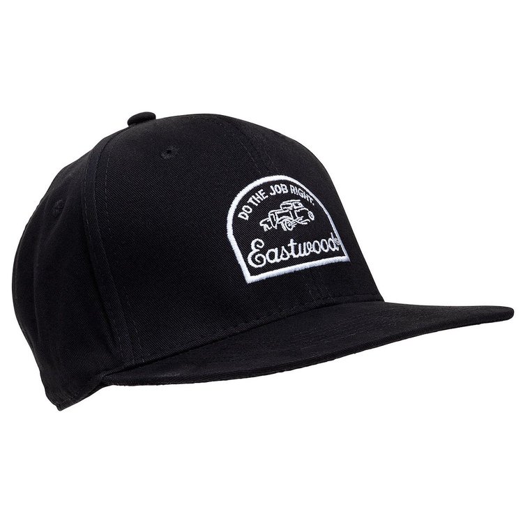 60015 Flat Bill Hat, Black