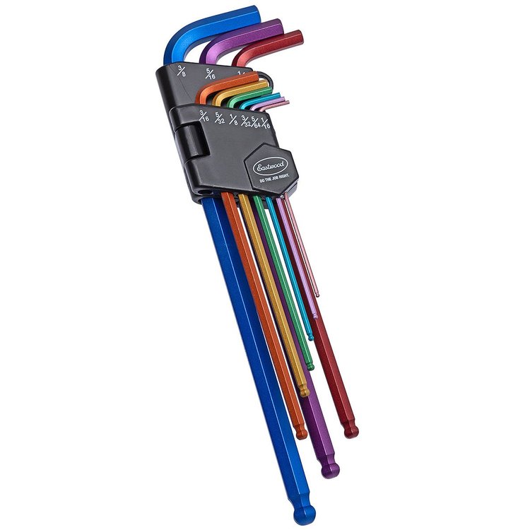 60376 SAE Extra Long Ball End Hex Key Set, Set of 9