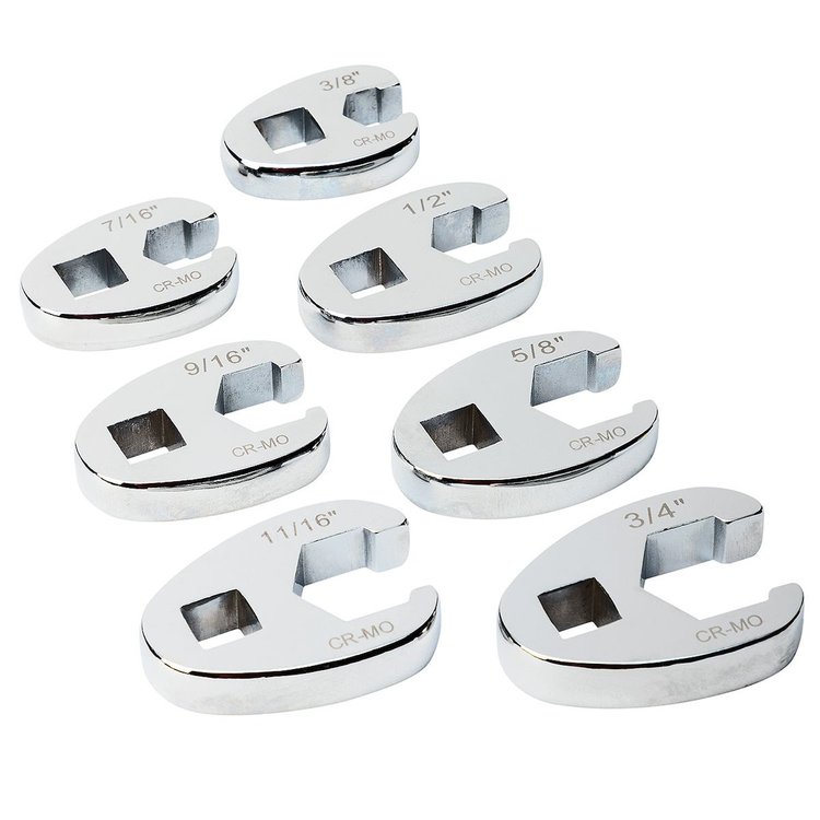 60379 3/8 in. SAE Crowsfoot Socket Set, Set of 7