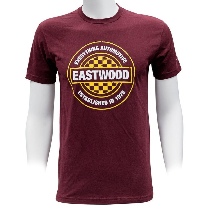 60750XL Everything Automotive Checker T-Shirt, Maroon, XL