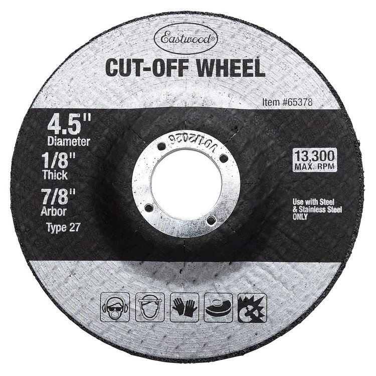 65378 1/8 in. Depressed Center Cut Off Wheel, Set of 5