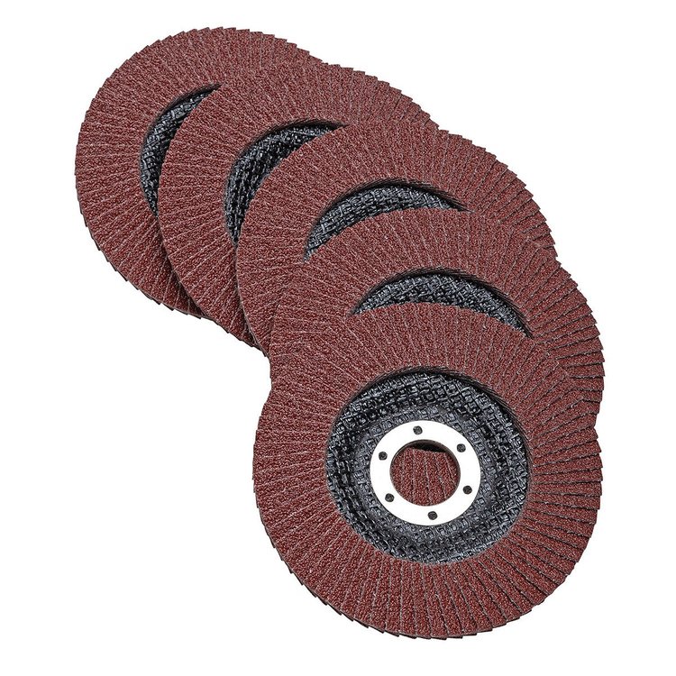 65380 4.5 in. Flap Disc, 60-Grit, Set of 5