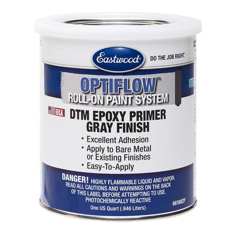 66188ZP Optiflow Roll-On Epoxy Primer, Gray, Quart
