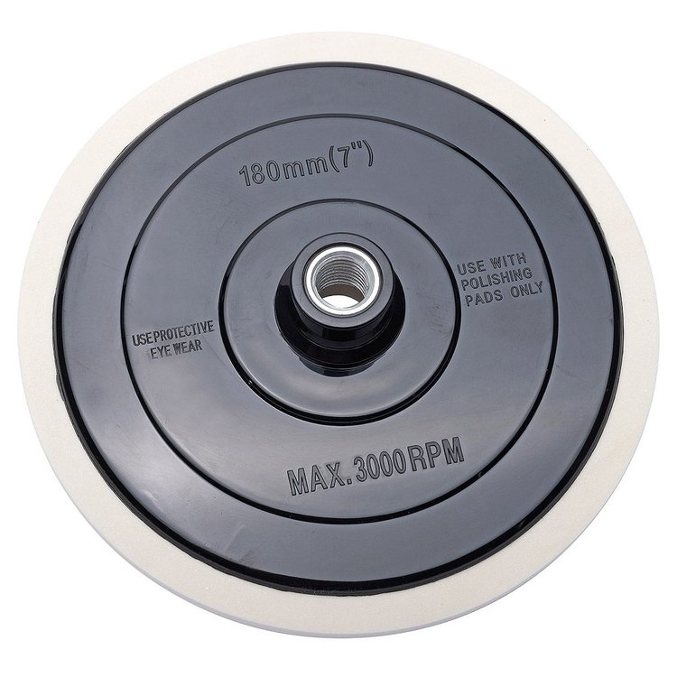 66349 Concours 7 in. Backer Plate, For 8 Pads