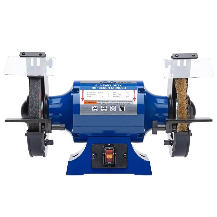 68201 8 in. Heavy-Duty 1 HP Bench Grinder