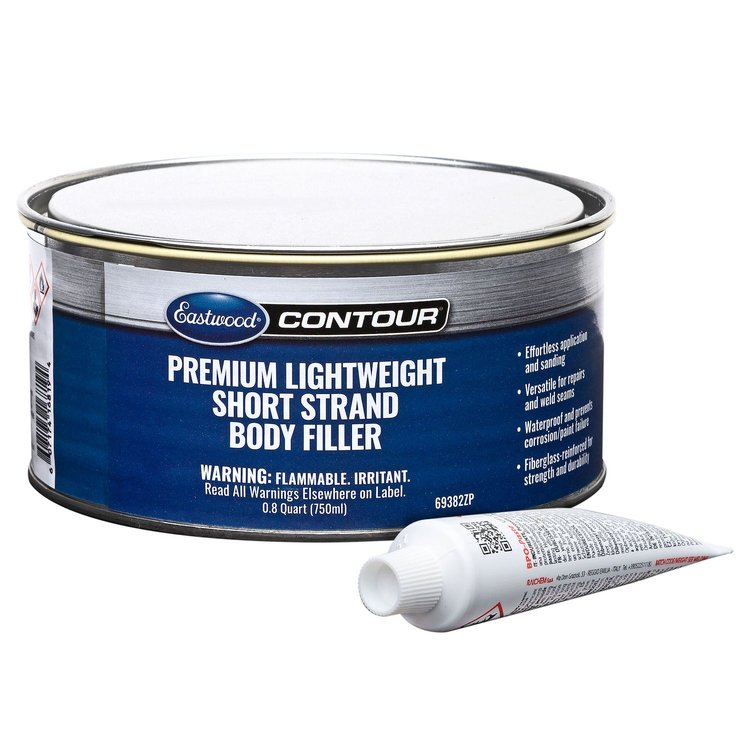 69382ZP Contour Premium Lightweight Short Strand Body Filler, 750 ml