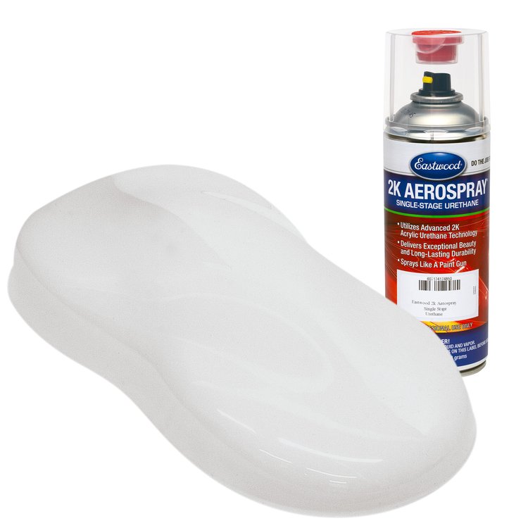 USA Bright White Single Stage Urethane Touch-Up Spray Paint 74110Z