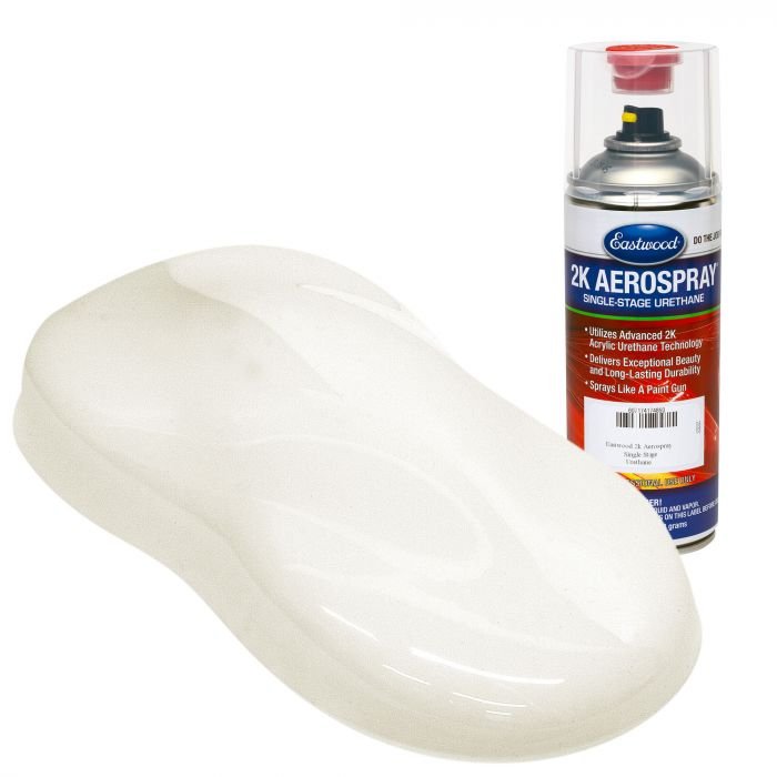 Wimbledon White Single Stage Urethane Touch-Up Spray Paint 74112Z