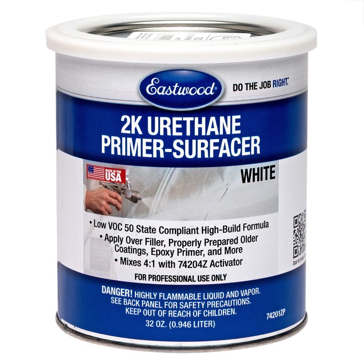 2K Urethane Primer Surfacer White - Quart 74201ZP