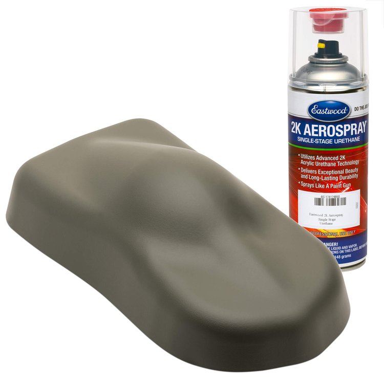 Rat Rod Matte Olive Drab Green Single Stage Urethane Touch-Up Spray Paint 74224Z