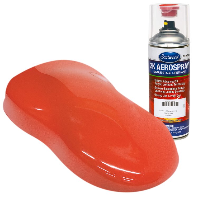 Hugger Orange Single Stage Urethane Touch-Up Spray Paint 74233Z
