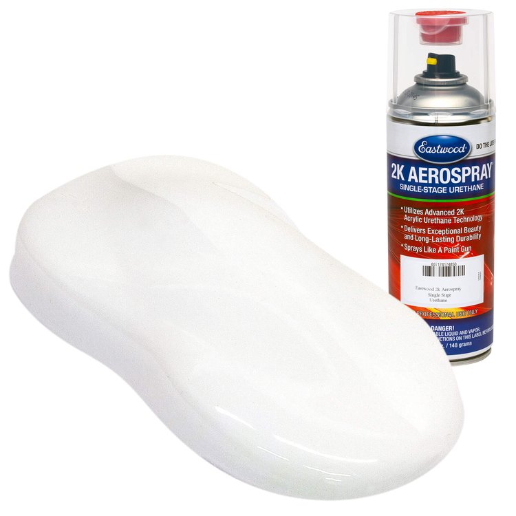 1968-1972 GM Polar White Single Stage Urethane Touch-Up Spray Paint 74235Z