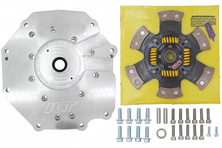 551001-GEN2B Transmission Bellhousing Adapter Plate [GM LS Engine to 2009-Up Nissan Gen 2 JK]