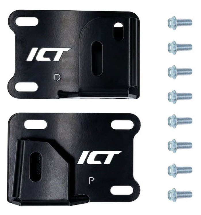551028-240LT GM LT Engine Swap Engine Mount Adapter Bracket Kit for 1989-1998 Nissan 240SX