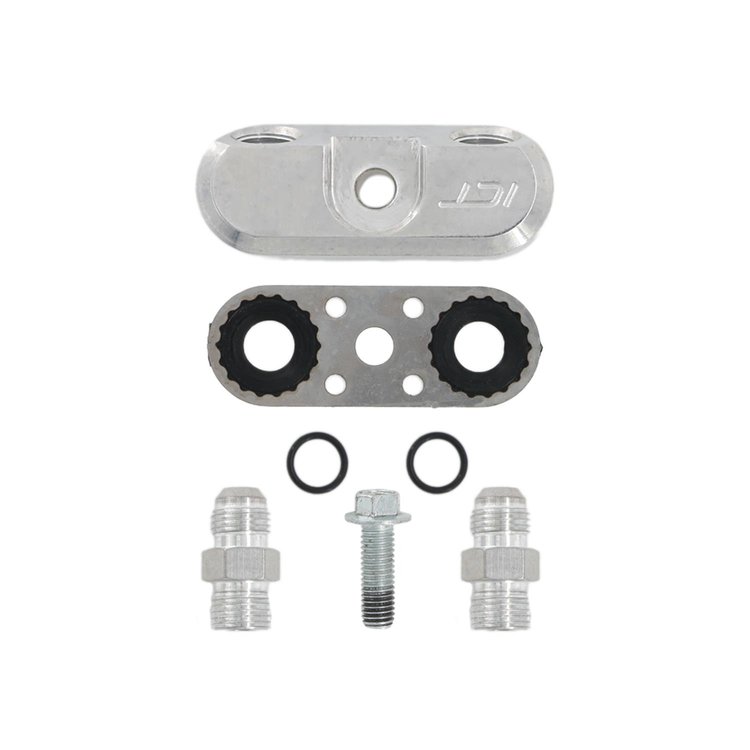 70-Degree -6AN Transmission Cooler Line Adapter for GM 8L90E and 10L90E Transmissions