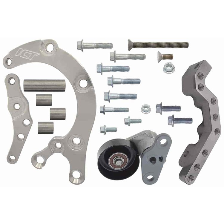 Low-Mount Sanden 7176 A/C Compressor Bracket Kit [LS Corvette]