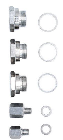 551186-LT Master Oil and Coolant Sensor Adapter Set for Gen V GM LT Engines