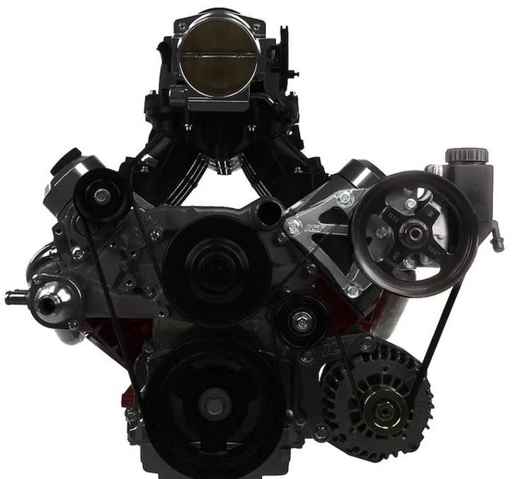 551193LS0-2 Saginaw Type-2 Power Steering Pump Bracket Kit for 1997-2013 GM LS Engines w/Camaro LS1, GTO Crank Spacing
