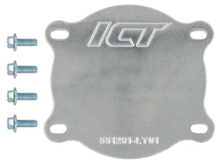 551261-LT01 Throttle Body Block-Off Plate for Gen V LT Throttle Bodies (Except LT5) [Billet Aluminum]