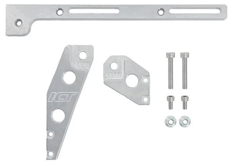 551446R Round Throttle Cable Bracket for LS1 with Sheet Metal Intake Manifold [Billet Aluminum]