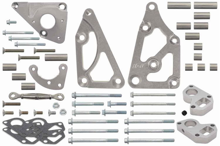Alternator and Power Steering Pump Bracket Kit GM LS Truck Engine