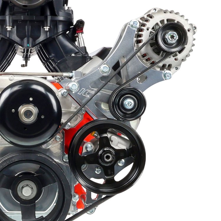 551519T2-3 LS Truck Alternator and Power Steering Kit Driver Side - Type II