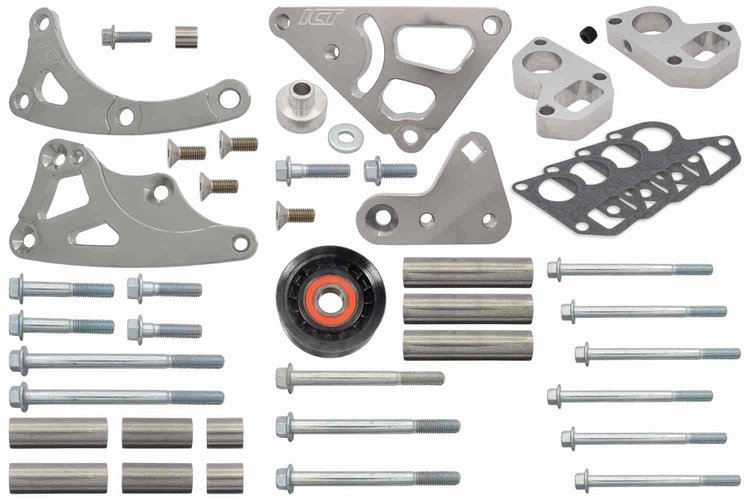 Alternator and Power Steering Pump Bracket Kit GM LSX Truck Turbo Engine
