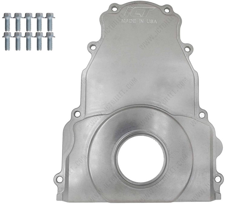 551589-LS02 Billet Timing Chain Cover Fits GM Gen III LS Engine