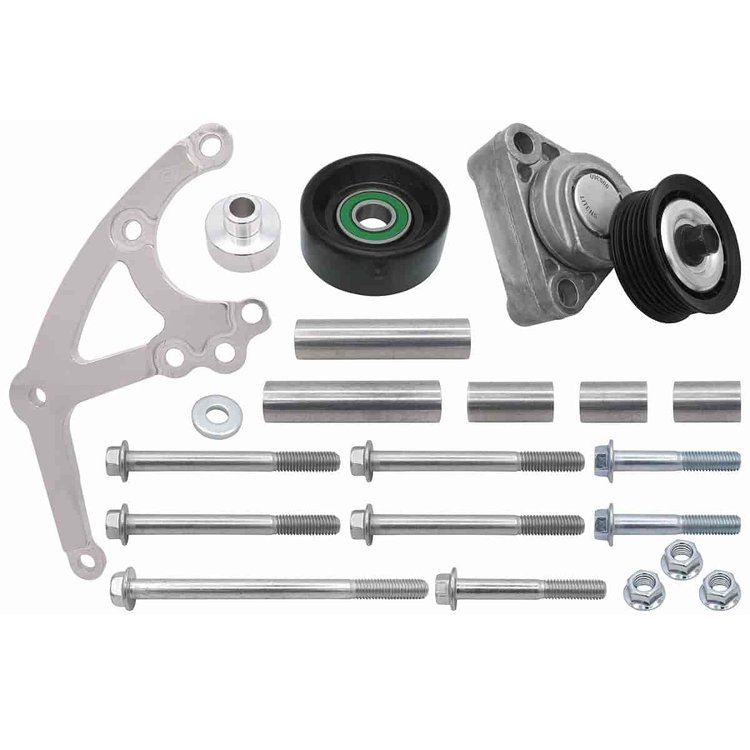Low-Mount Alternator Bracket for Electric Water Pump w/Tensioner GM LS Truck/SUV [Left/Driver Side]