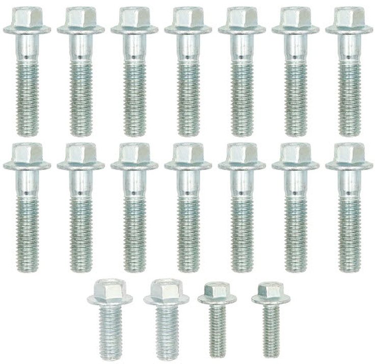 551680SH Bolt Set for LS Sheet Metal Oil Pan [Grade 10.9 Zinc-Coated Steel]