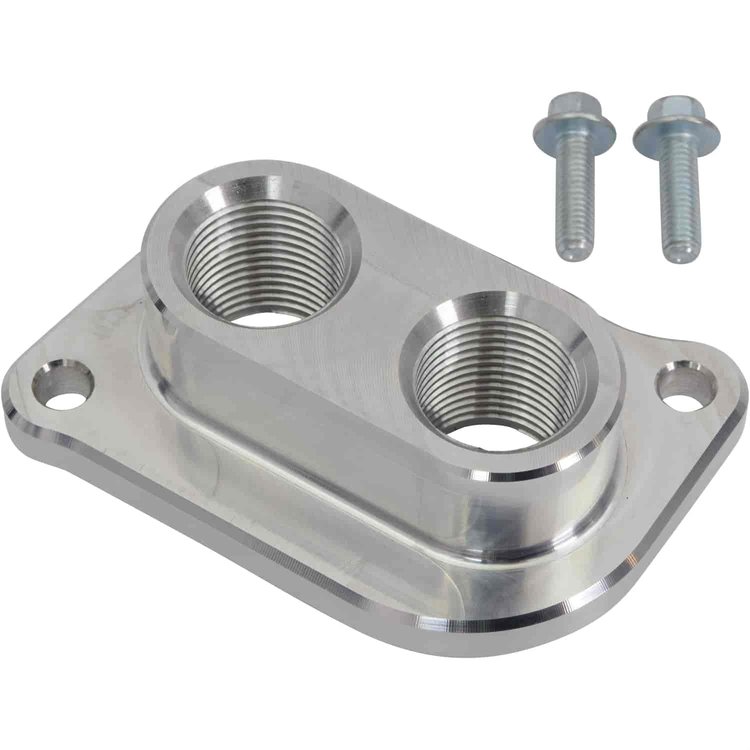 AN Fitting Intercooler Adapter Block [LSA CTS-V Supercharger Lid]
