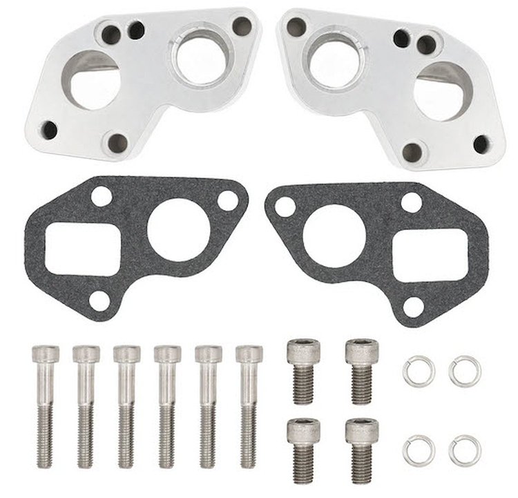 551755-EW-BBC Electric Water Pump Adapter Plates Big Block Chevy Pump to LT Gen V Engine [Billet Aluminum]