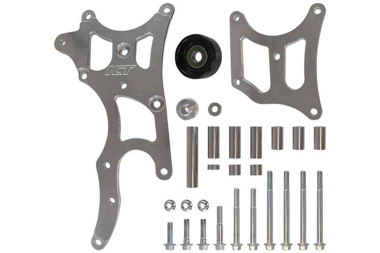 Alternator and Power Steering Bracket Kit - LS Truck OEM Location