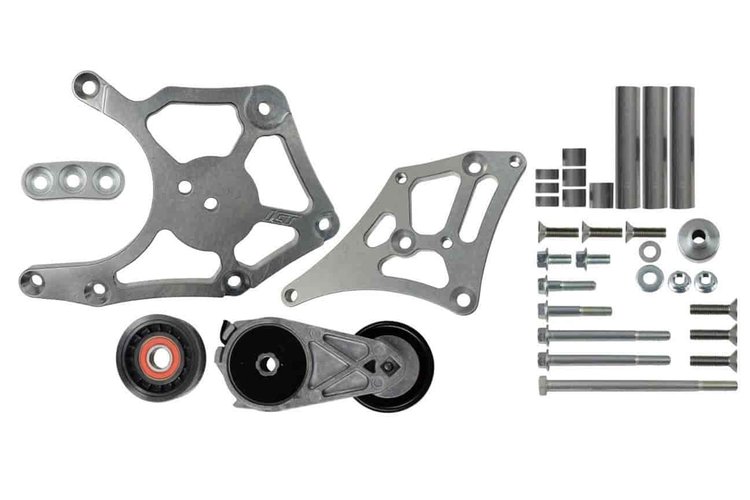 551792-3 LS Truck OEM Fox Body A/C Compressor Bracket Kit LS Swap Mustang