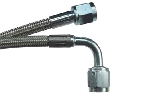 Braided Turbo Oil Feed Line -4AN
