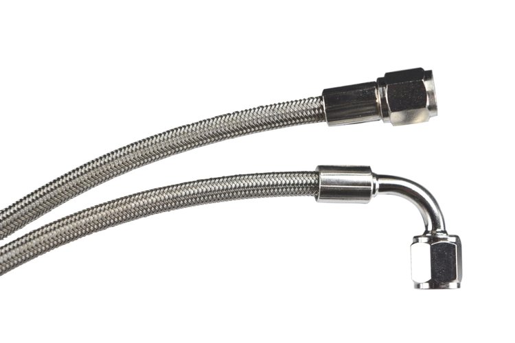 Braided Turbo Oil Feed Line -4AN