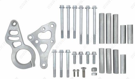 Low Mount Left/Driver-Side Mechanical Fuel Pump Bracket for GM LS Engines