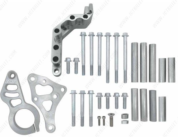 Low Mount Right/Passenger-Side Mechanical Fuel Pump Bracket for GM LS Engines